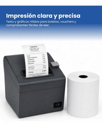 Caja X 50 Rollo Térmico 80x80 Mm Color Blanco 65grs Blanco