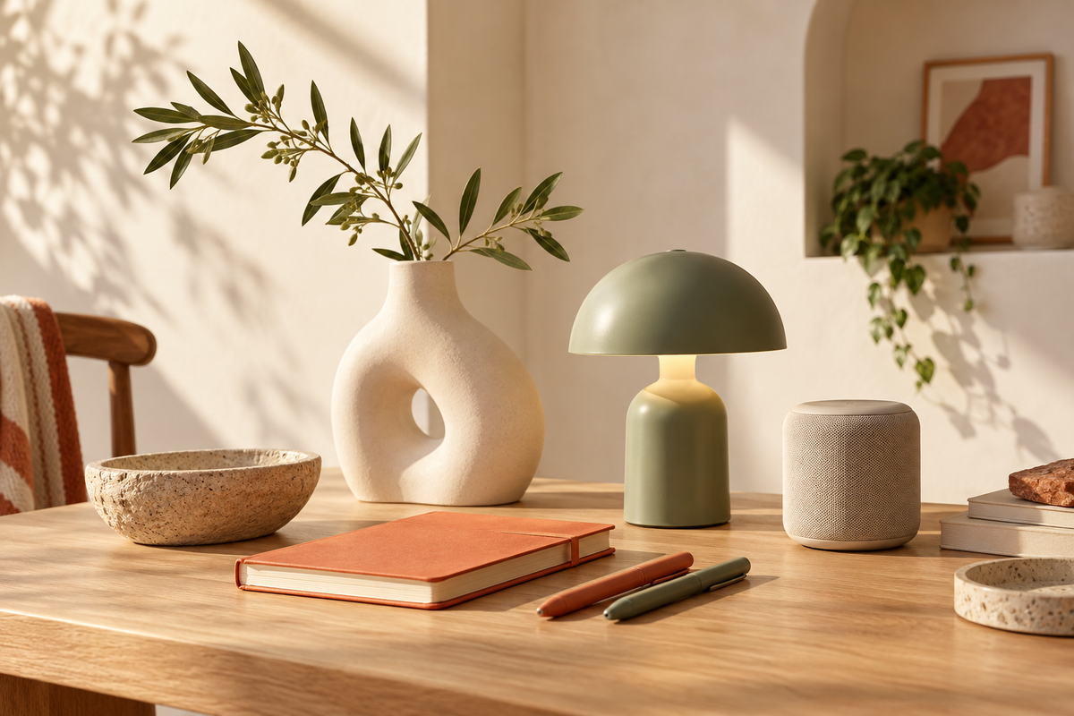 Inspiración TOOIS: papelería, hogar y tecnología en un espacio cálido