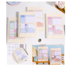 Libreta Anillada Con Post It Coil - Imagen 1