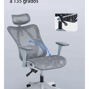 Silla De Escritorio Ergonómica 3d Apoyabrazos - Imagen 5