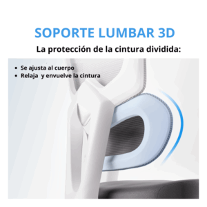 Silla Oficina Escritorio Soporte Lumbar Y Cabecera - Imagen 6