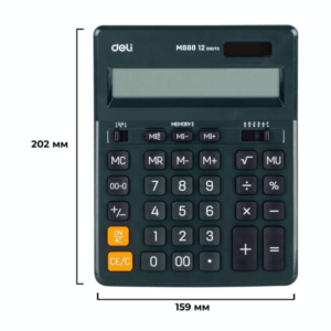Calculadora Escritorio M888 Deli Pantalla 12d 202x159x15 - Imagen 4