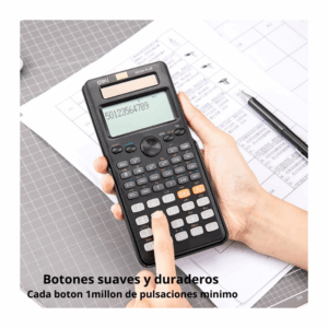 Calculadora Científica 82es Deli 252f Pantalla Lcd 162x80x11 - Imagen 4