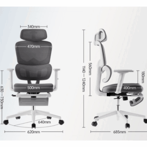 Silla Oficina Escritorio Soporte Lumbar Y Cabecera - Imagen 3
