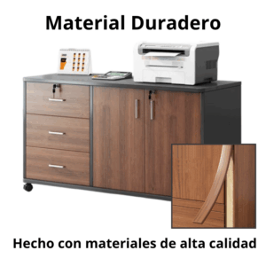Cajonera Oficina Archivador Gabinete Con Llave Y Ruedas - Imagen 2