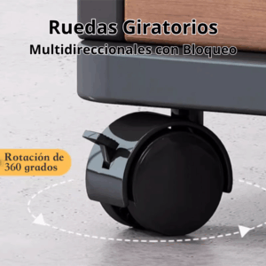 Cajonera Oficina Archivador Gabinete Con Llave Y Ruedas - Imagen 6