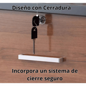 Cajonera Oficina Archivador Gabinete Con Llave Y Ruedas - Imagen 7
