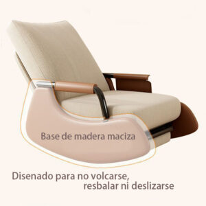 Sillón Mecedora Ajustable 3 Niveles Retráctil Con Reposapiés - Imagen 4
