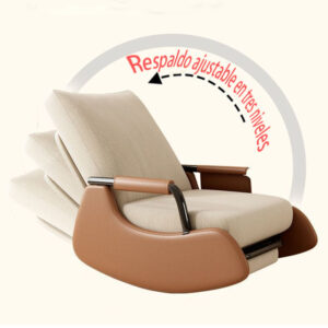 Sillón Mecedora Ajustable 3 Niveles Retráctil Con Reposapiés - Imagen 5