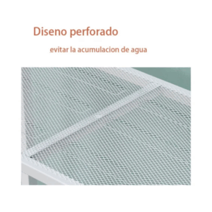 Estante Metalico Living Oficina Terraza Multiuso 146x60x35cm - Imagen 4