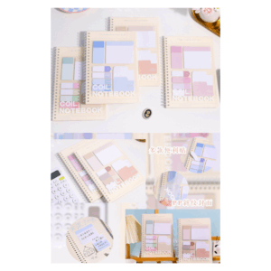 Libreta Anillada Con Post It - Imagen 1