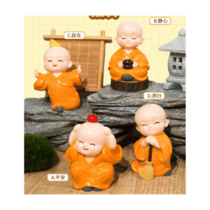 Adorno Cerámica Diseños Niños Monjes