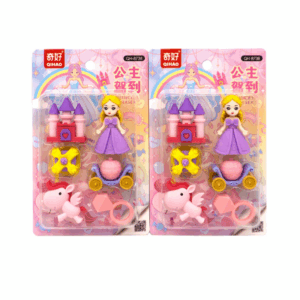Set de 6 pcs de Goma Para Borrar Princesita