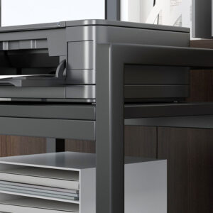 Soporte Impresora Grande 3 Niveles Con Ruedas Mesa Móvil - Imagen 5