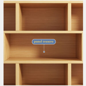 Estante Librero Organizador Multifuncional 120x104x24cm - Imagen 4