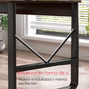 Escritorio Estudio Oficina Madera Maciza 3 Gavetas Modular - Imagen 5