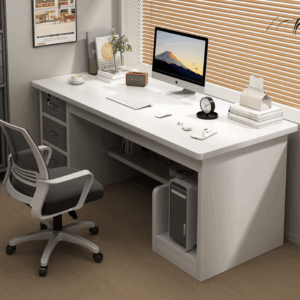 Escritorio Estudio Oficina Madera Maciza 3 Gavetas 120x48x72 - Imagen 1
