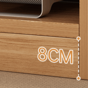Escritorio Estudio Oficina Madera Maciza 3 Gavetas 120x48x72 - Imagen 2
