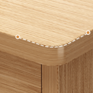 Escritorio Estudio Oficina Madera Maciza 3 Gavetas 120x48x72 - Imagen 4