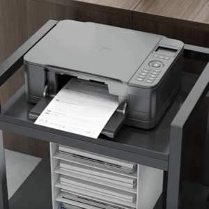 Soporte Impresora Grande 3 Niveles Con Ruedas Mesa Móvil - Imagen 3