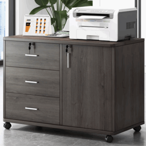 Cajonera Oficina Archivador Gabinete Con Llave Y Ruedas - Imagen 1