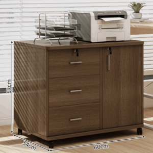 Cajonera Oficina Archivador Gabinete Con Llave Y Ruedas - Imagen 6