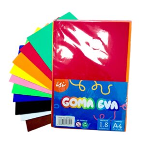 Pack de 10 Goma EVA Simple A4 .8mm