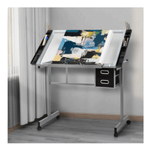 Mesa de Dibujo Profesional Ajustable con Tablero de Vidrio Templado - Imagen 1