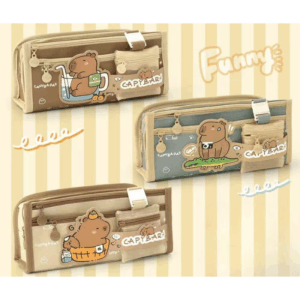 Estuche Escolar Diseño Capibara - Imagen 1