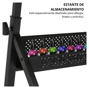 Mesa De Dibujo Profesional Reclinable y Ajustable Con Tablero De Madera - Imagen 2