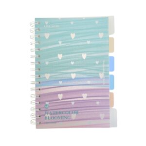 Libreta Anillada Con Separadores Water