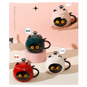 Taza de Ceramica Cara de Gato - Imagen 1