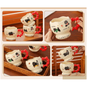 Taza de Ceramica Lucky Cat Copa - Imagen 1