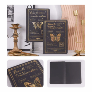 Diario Hojas Negras Diseño Rebirth - Imagen 1