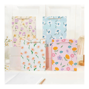 Bolsa de Regalo Grande Diseños Flores - Imagen 1