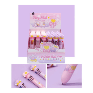 Lápiz Multicolor 0.7mm 10 Colores Diseño Estrella - Imagen 1