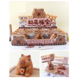Juguete Squishy Diseño Capibara Vaso - Imagen 1