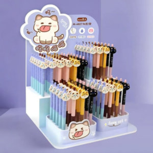 Lápiz Tinta Gel 0.5mm Diseño Gato Resorte - Imagen 1